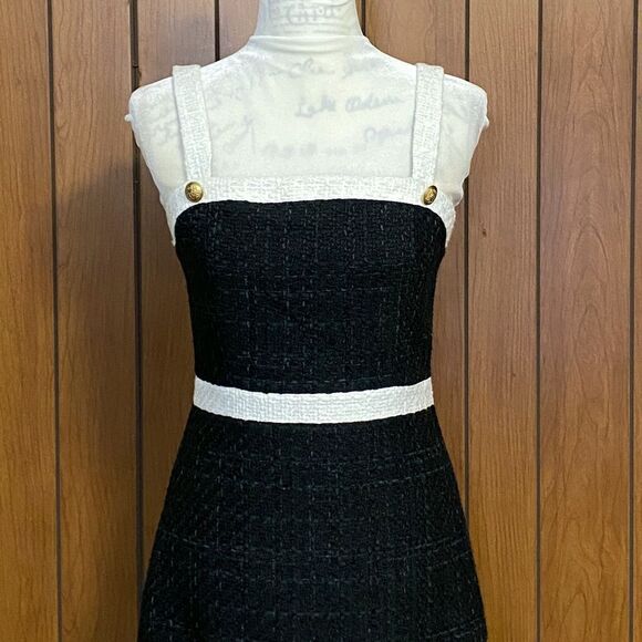 Alice and Olivia Mini Square Neck Dress size 8 - Picture 8 of 16